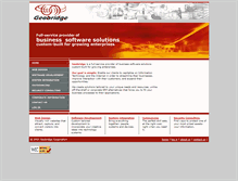 Tablet Screenshot of geobridge.com